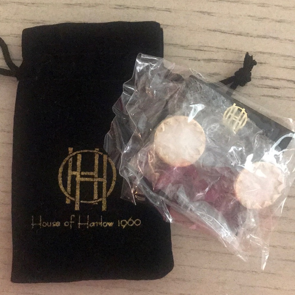 House of Harlow sunburst earrings